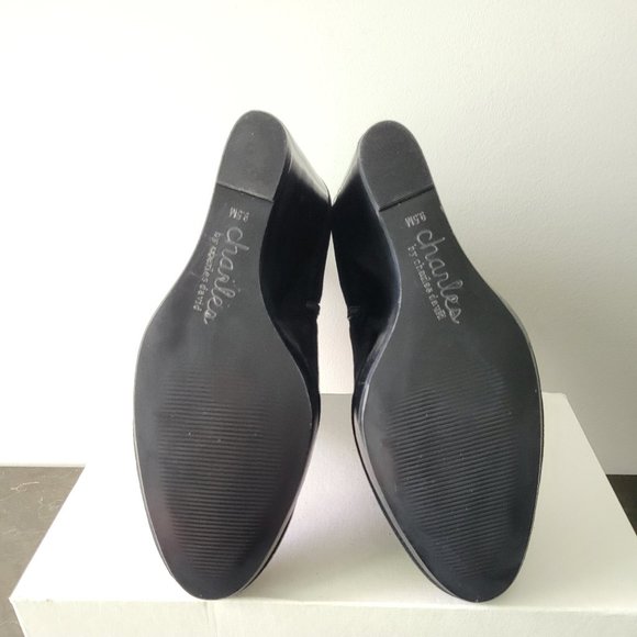 $59 NWT (Size 9.5) Charles By Charles David Hades Suede Wedge Bootie - Picture 8 of 12